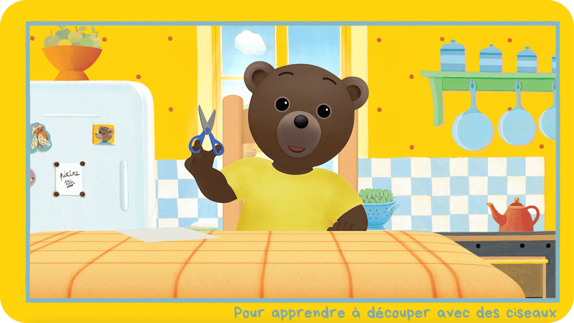 Comptine et devinettes : Petit Ours Brun apprend à faire tout seul - Tikino