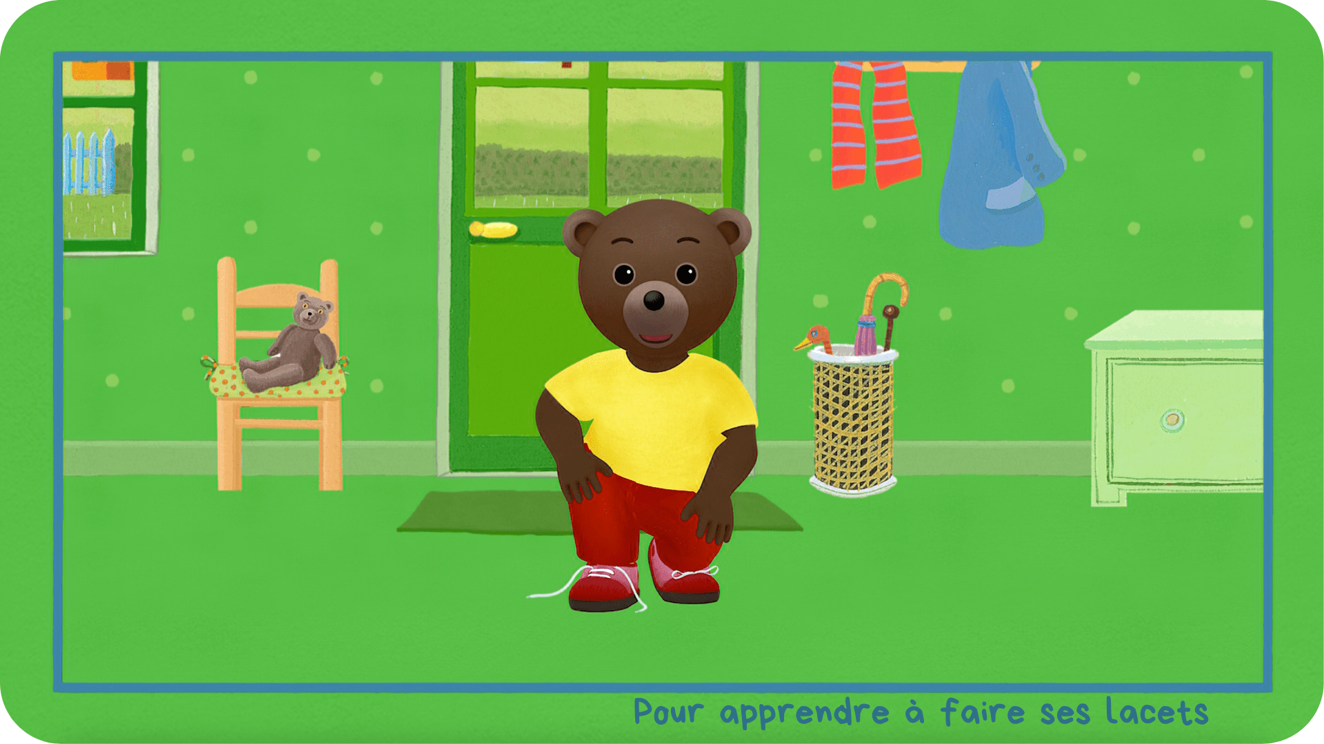 Comptine et devinettes : Petit Ours Brun apprend à faire tout seul - Tikino