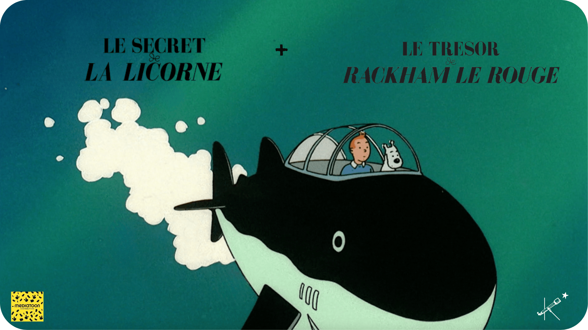 Le Secret de la Licorne + le Trésor de Rackham le Rouge - Tikino