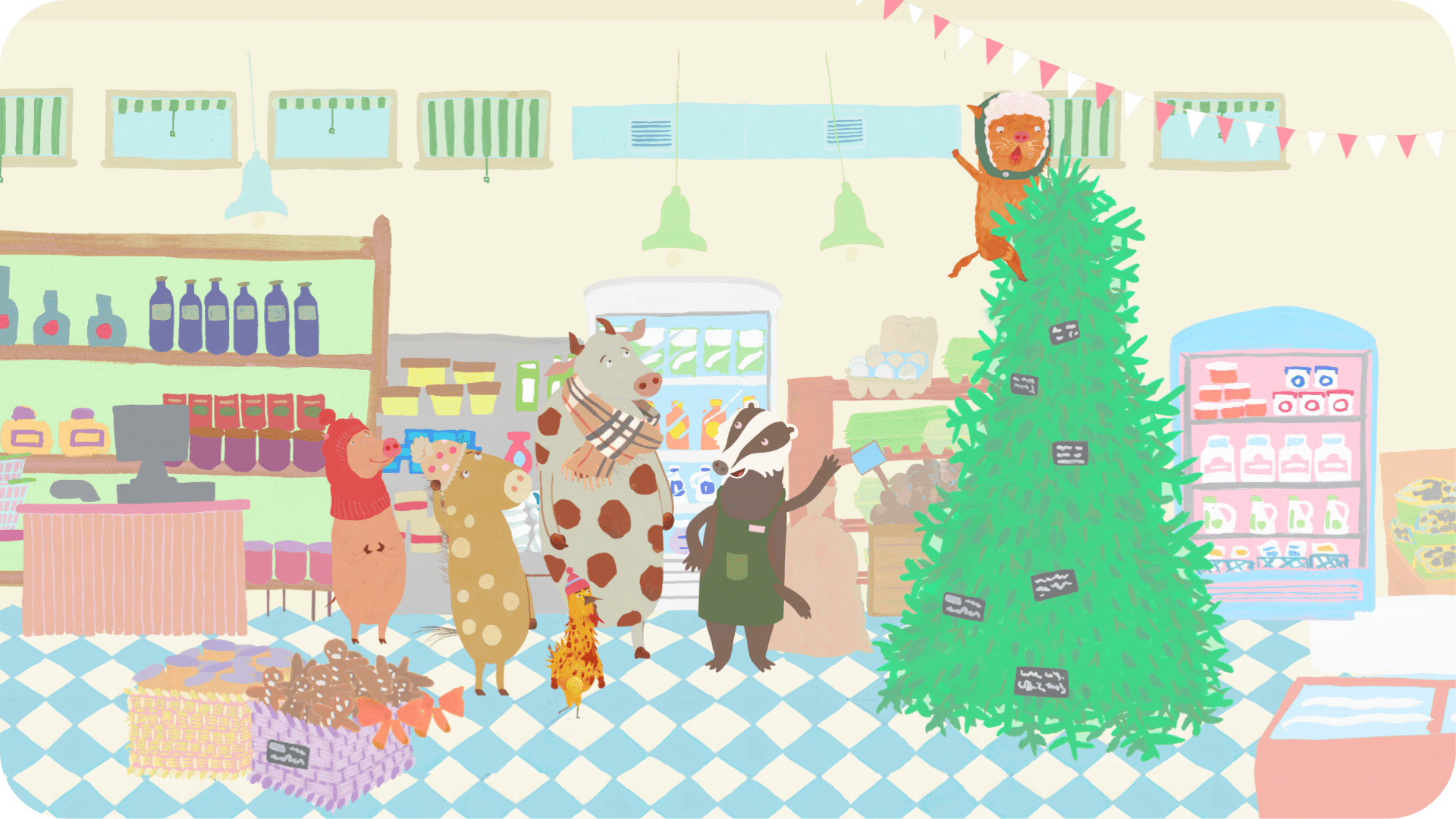 Pirouette et le sapin de Noël - Tikino