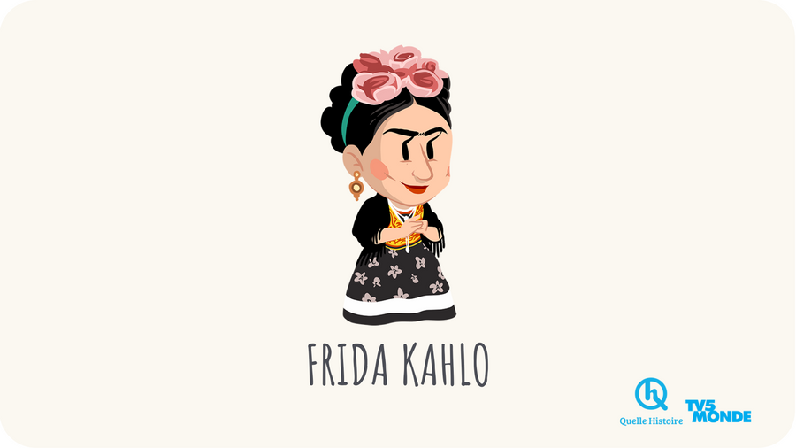 Frida Kahlo, portrait pour Rebelles de Quelle Histoire et TV5 Monde disponible sur Tikino