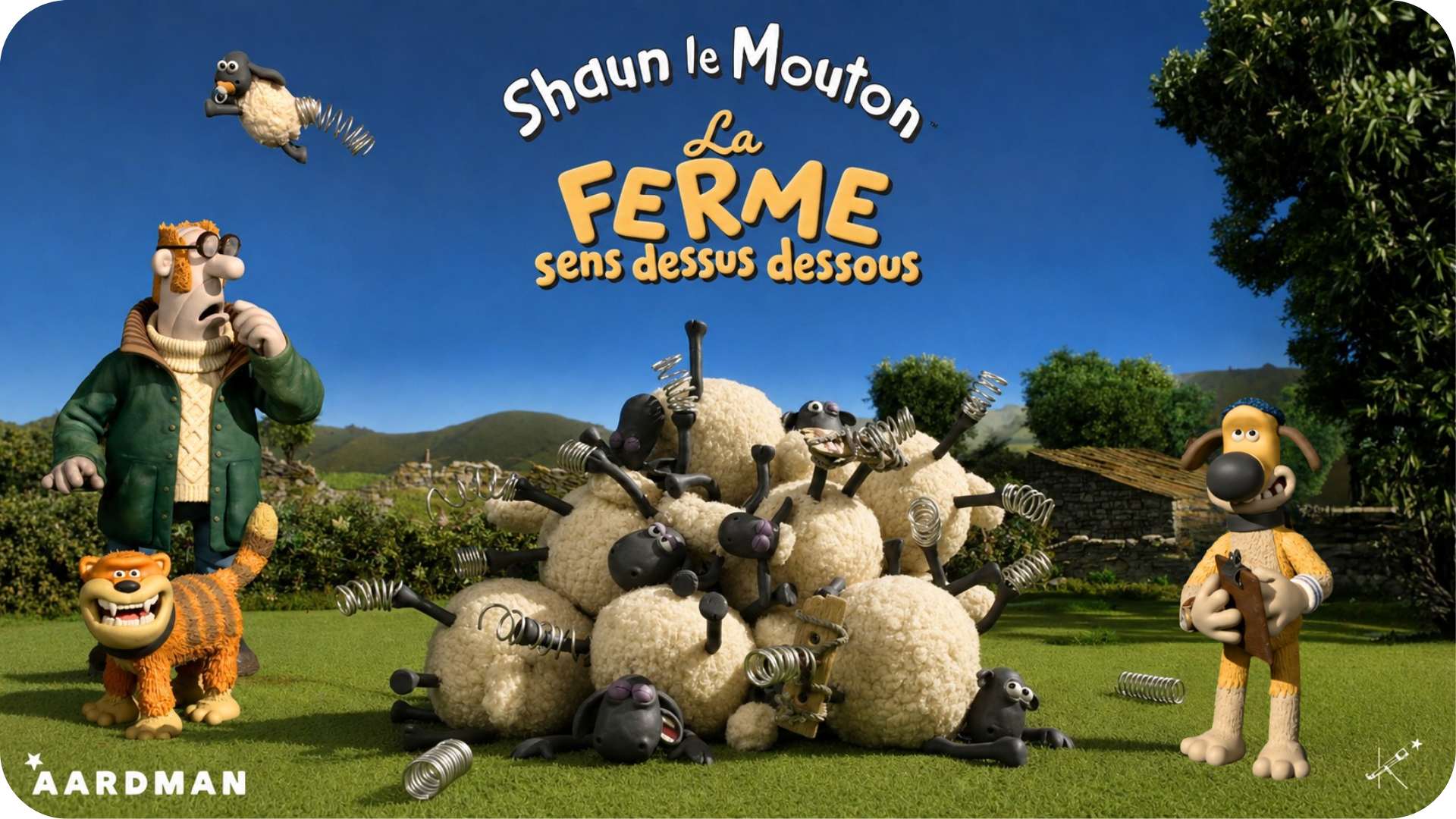 Shaun le Mouton: La Ferme sens dessus dessous