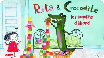 Jaquette du volume 4 des aventures de Rita et Crocodile intitulé 