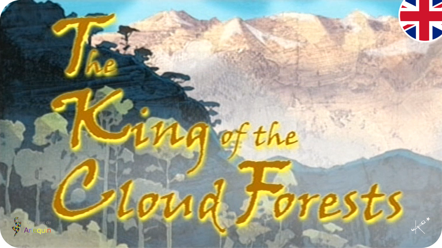 Jaquette de The King of the Cloud Forest disponible sur le projecteur pour enfant Tikino