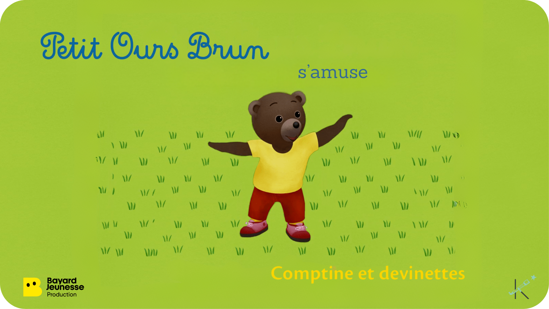 Comptine et devinettes : Petit Ours Brun s'amuse - Tikino