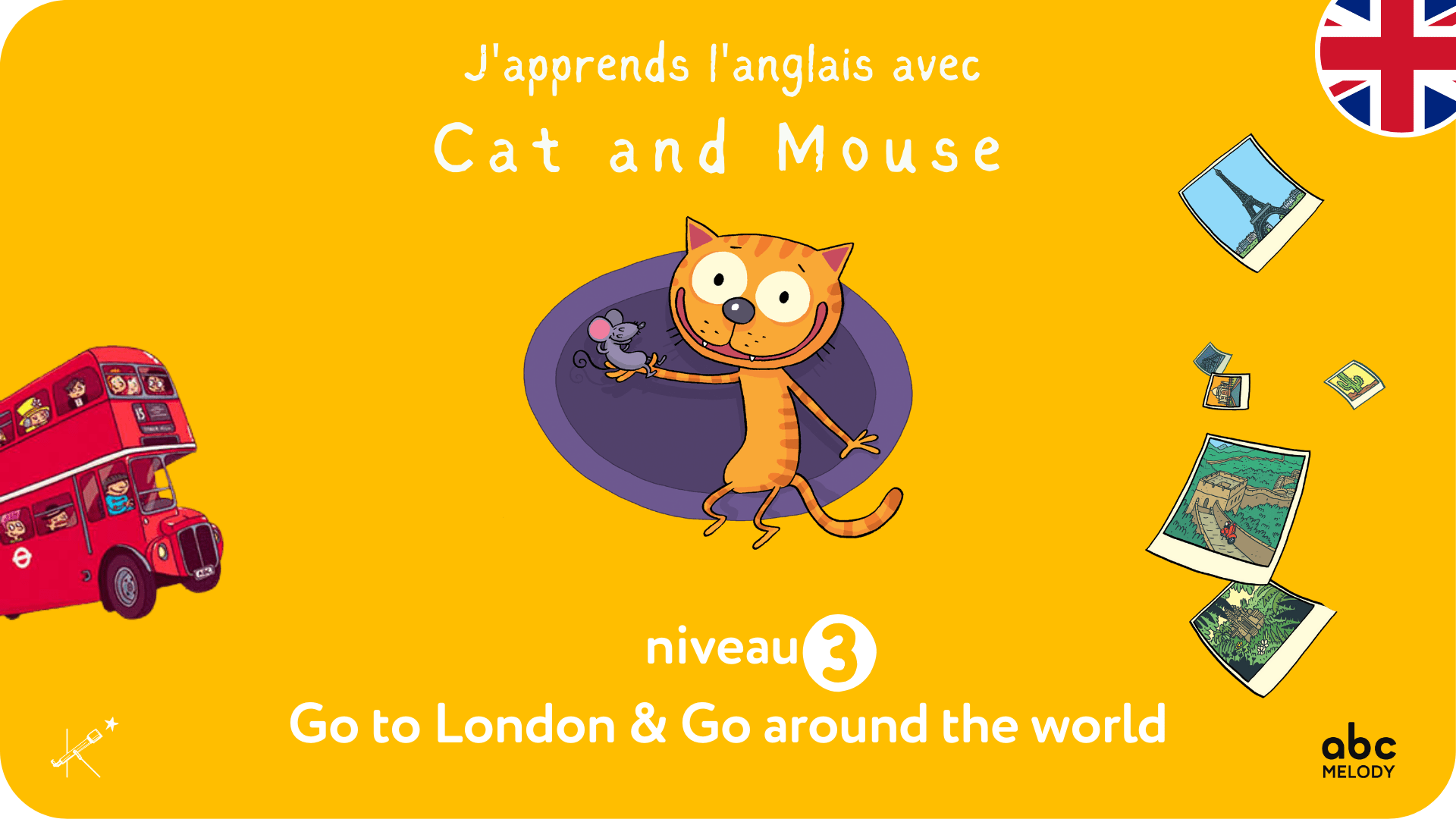 J'apprends l'anglais avec Cat & Mouse - vol 3 - Tikino