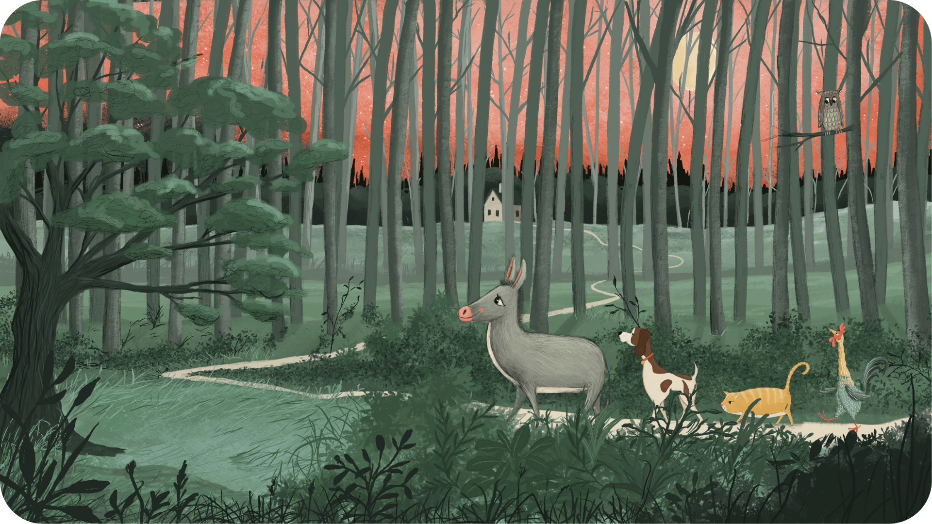 Les Musiciens de Brême - Tikino