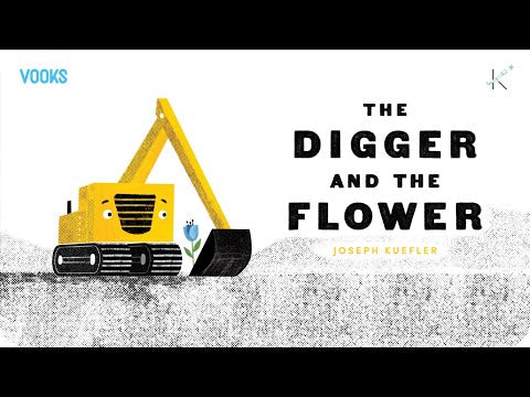 The Digger and the flower