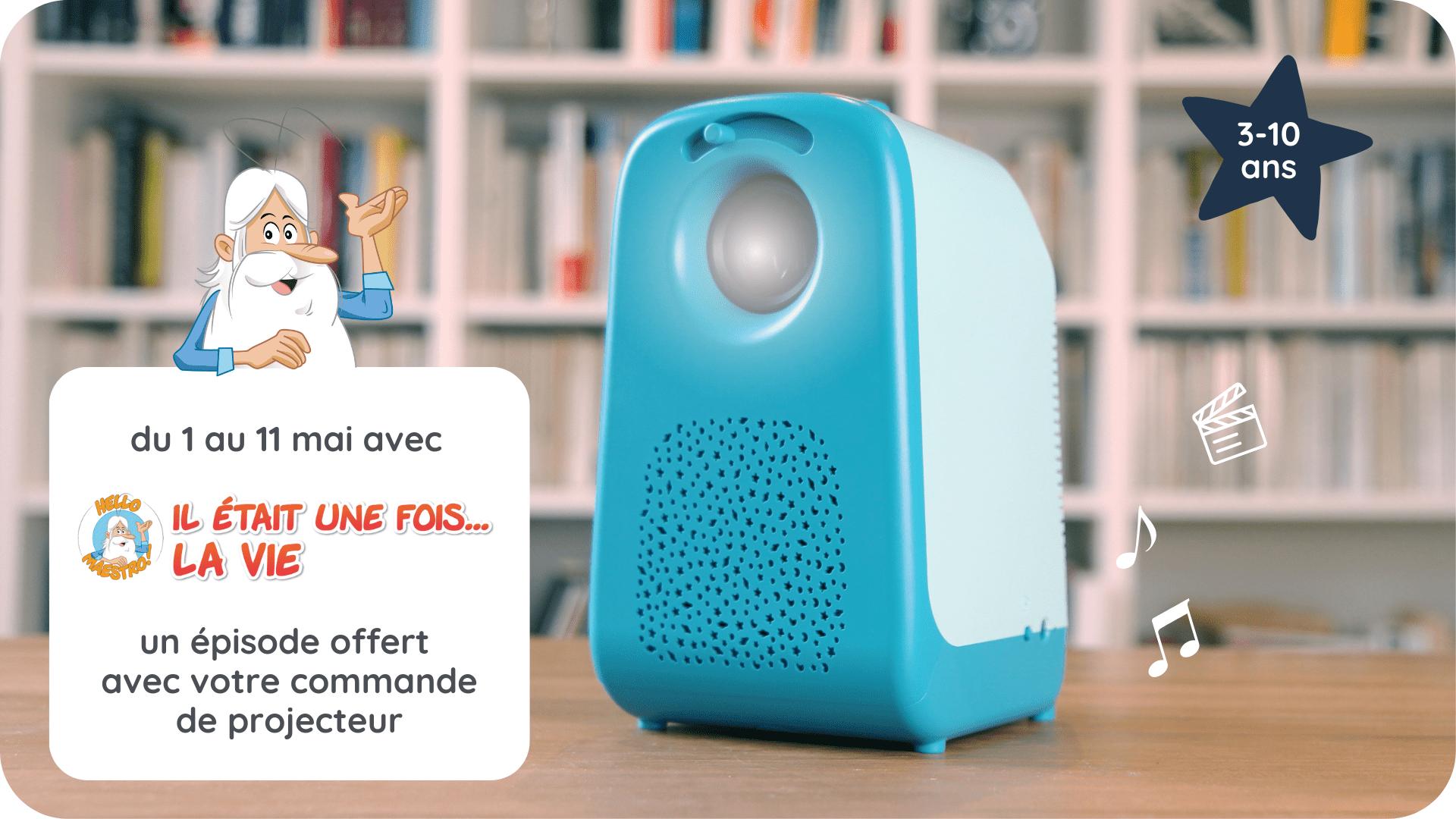 Tikino, le projecteur qui éveille et émerveille vos enfants - Tikino