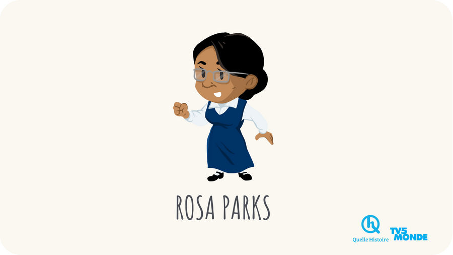Rosa Parks, portrait pour Rebelles de Quelle Histoire et TV5 Monde disponible sur Tikino